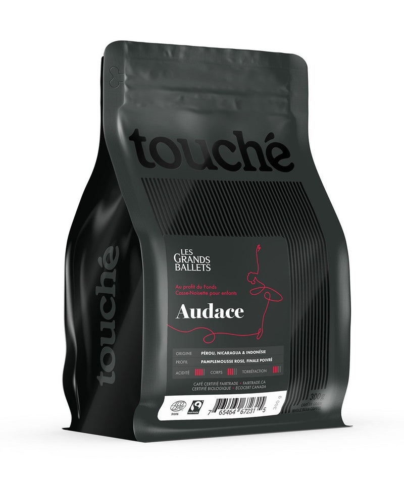 Sac de café Touché Audace, édition Les Grands Ballets
