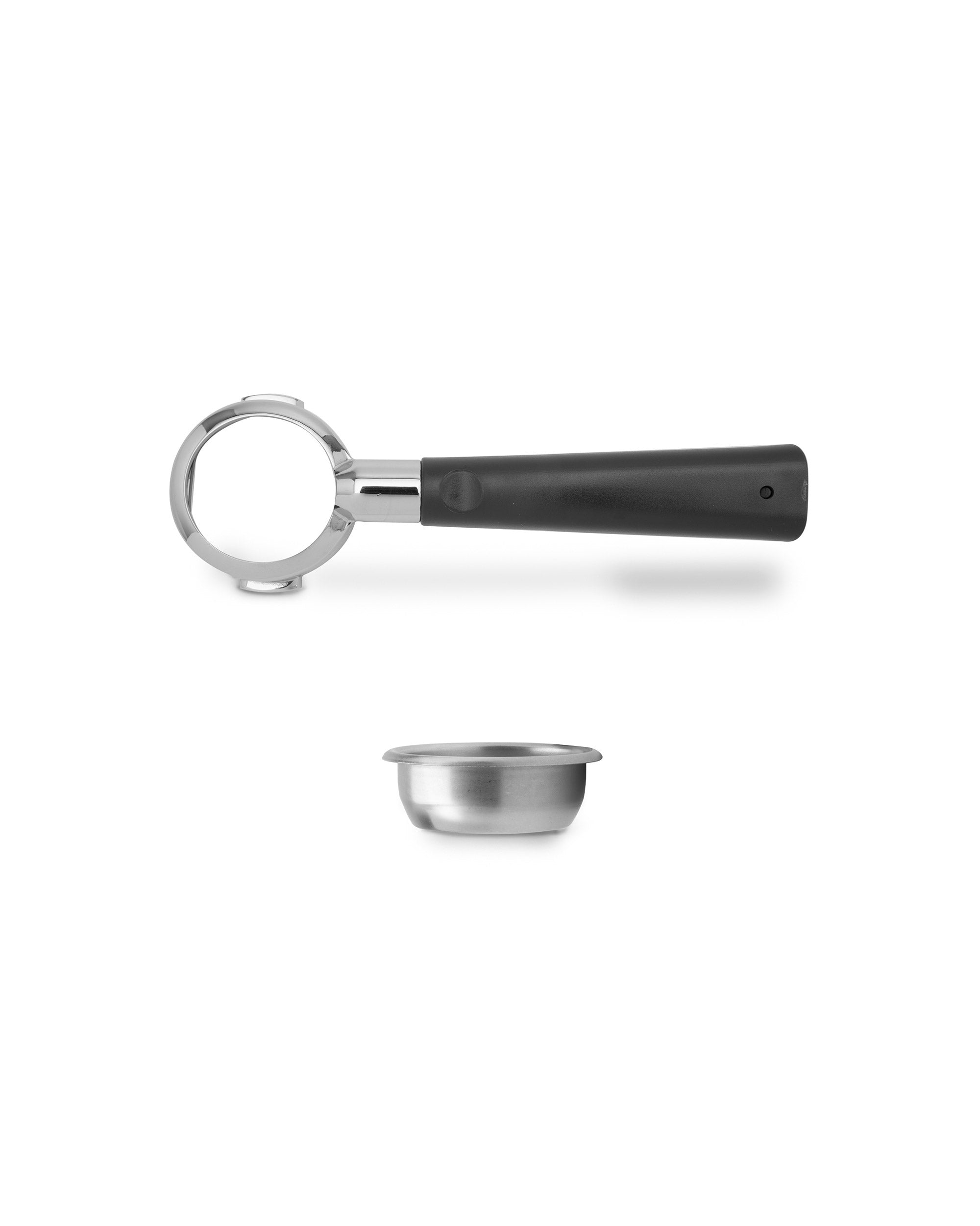 Porte-filtre 1 Voie Lelit PLA571S - Pour Groupes Lelit57, Bec Simple, Poignée Noire Ergonomique, Extraction Précise