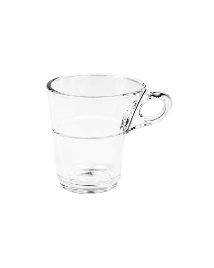 Set of 6 moka glass cups 90ml