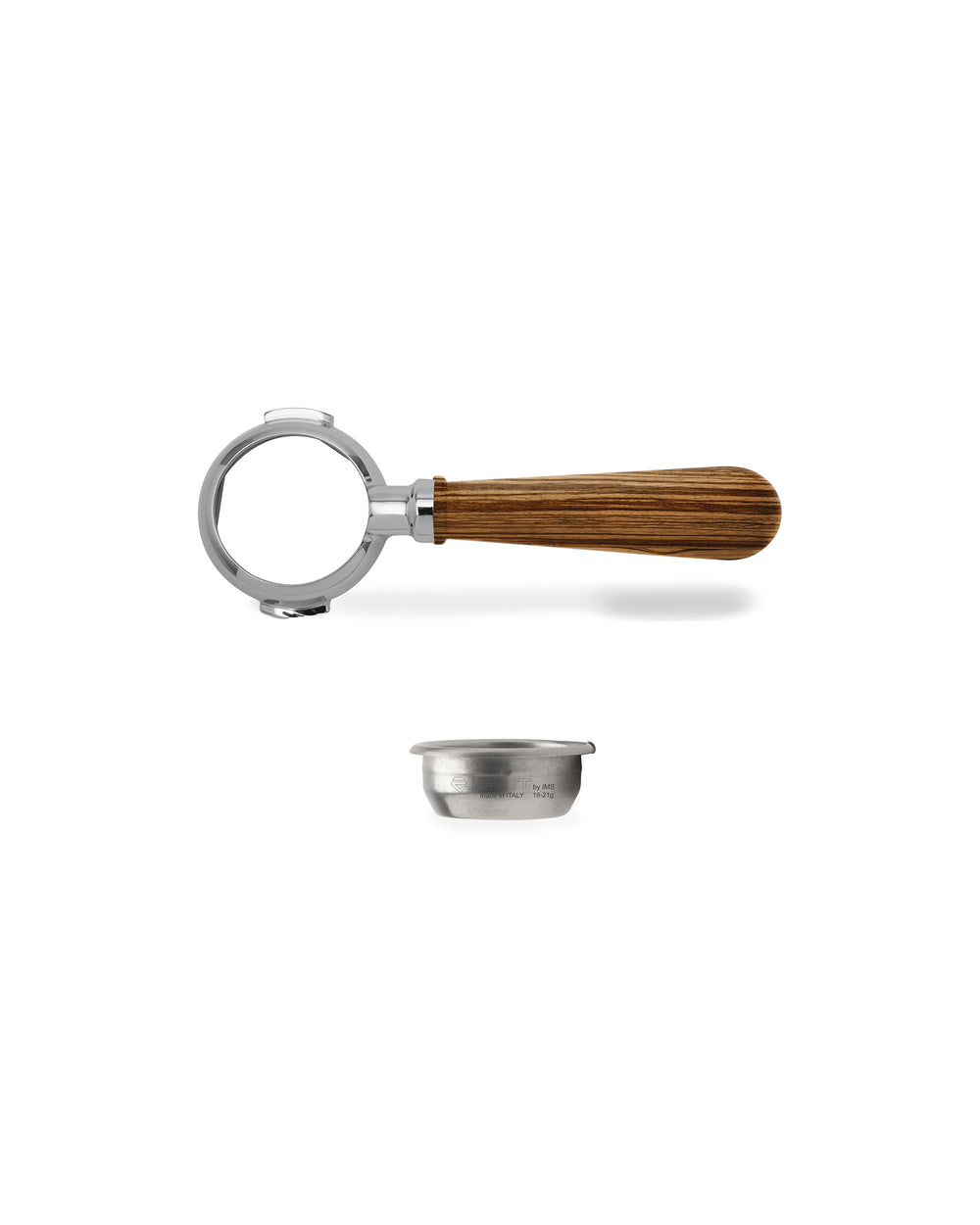 58mm bottomless portafilter with wooden handle LELIT - 12