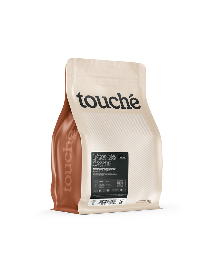 Sac de café Feu de foyer 1kg Déca Bio-Équitable