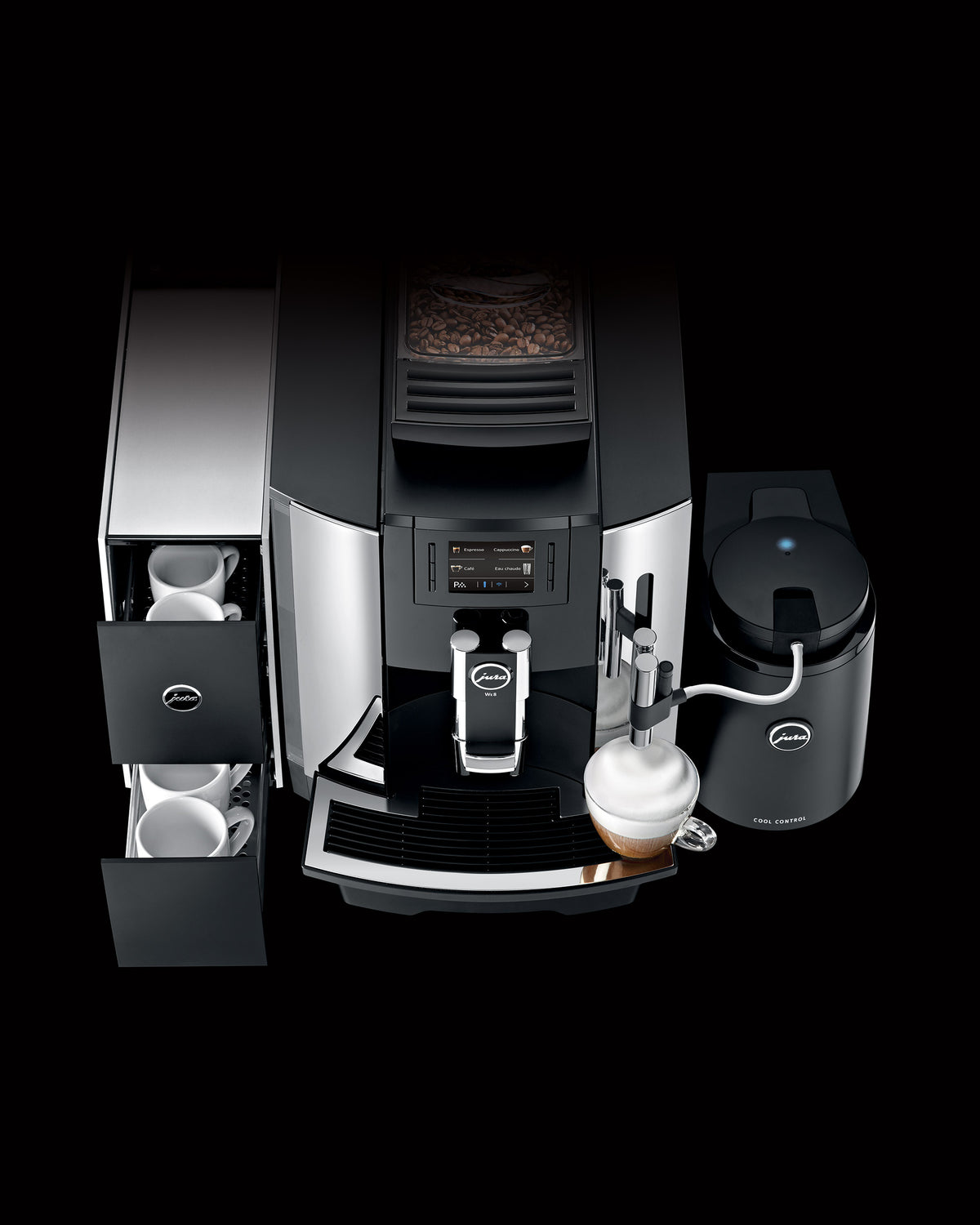 Espresso Jura E8 Chrome Machine Espresso Commerciale Automatique
