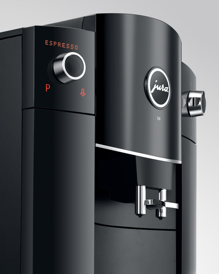 JURA D6 piano black espresso machine refurbished
