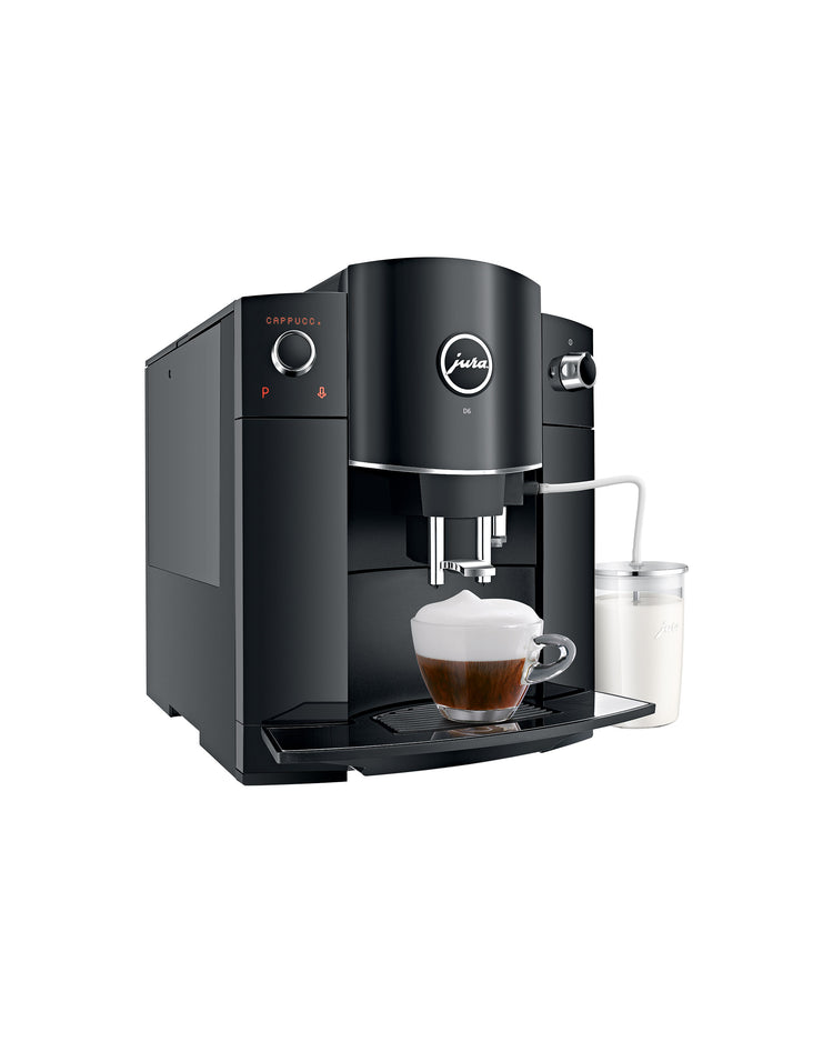 JURA D6 piano black espresso machine refurbished