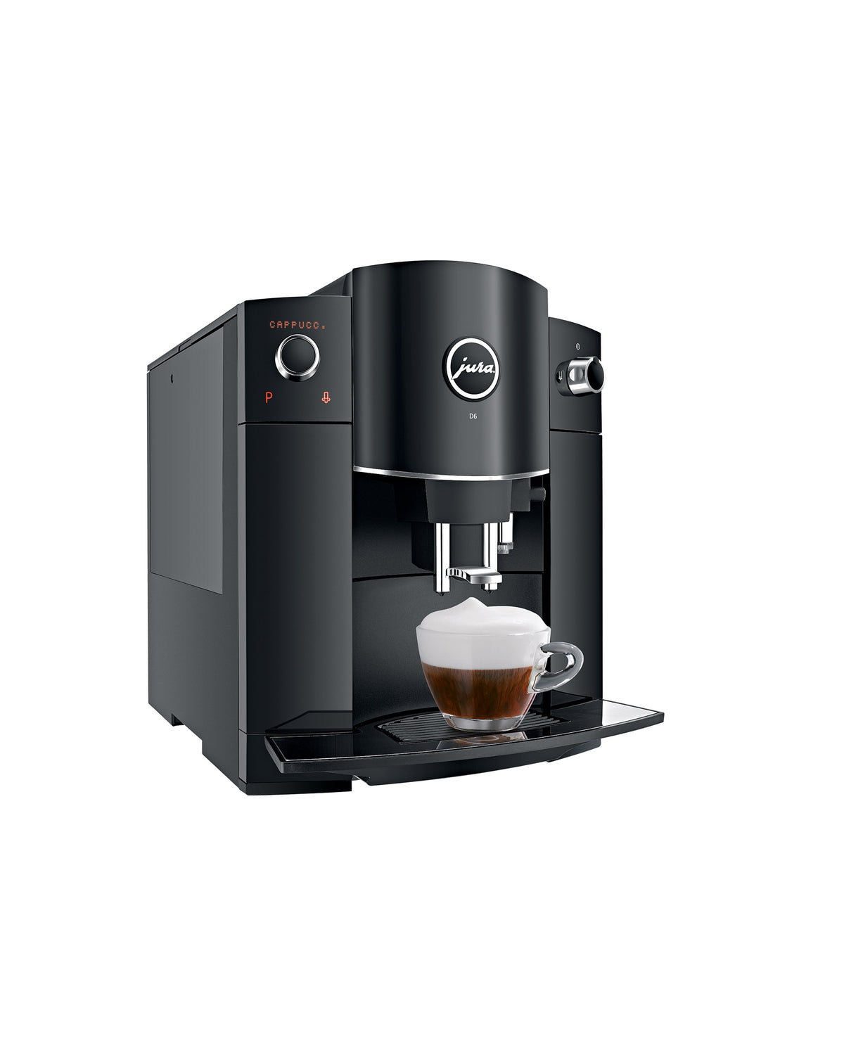 JURA D6 piano black espresso machine refurbished - 2