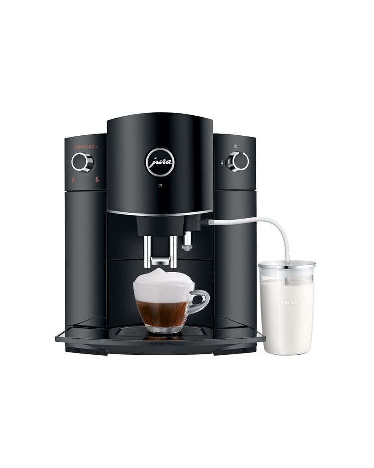 JURA D6 piano black espresso machine refurbished