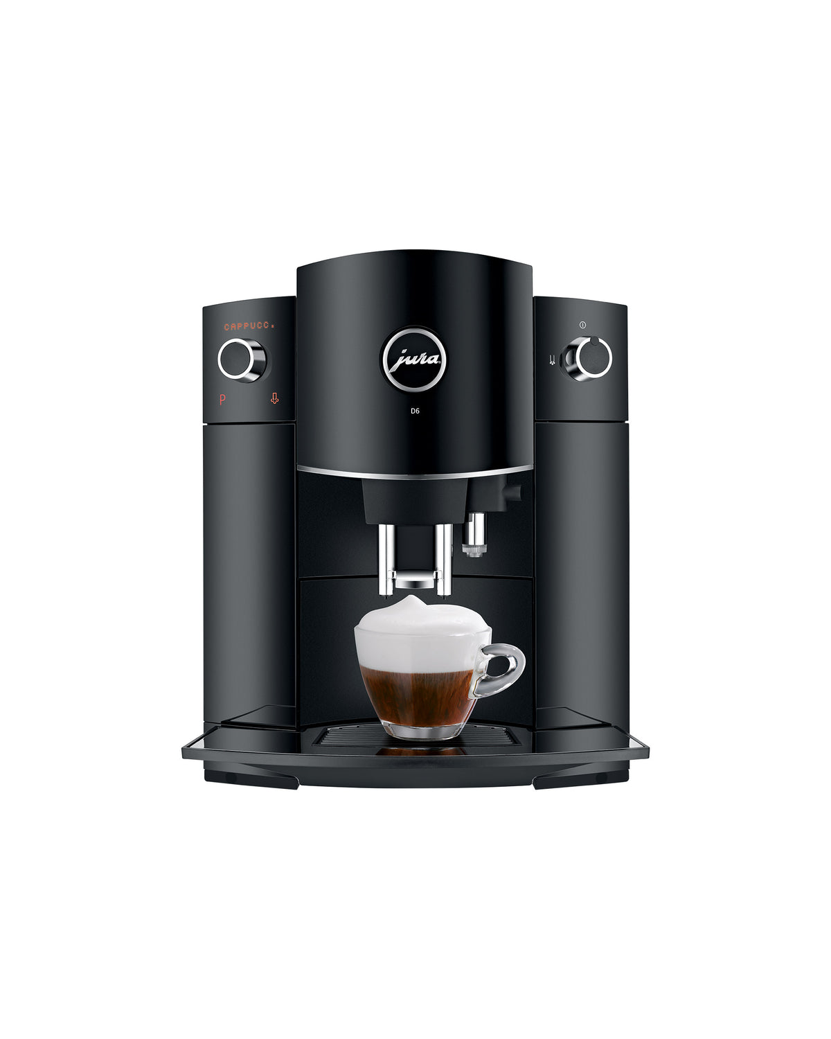 JURA D6 piano black espresso machine refurbished - 1