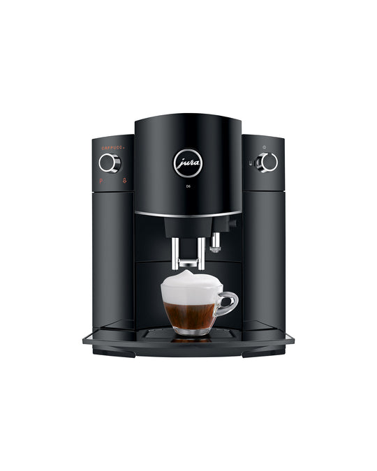 JURA D6 piano black espresso machine refurbished
