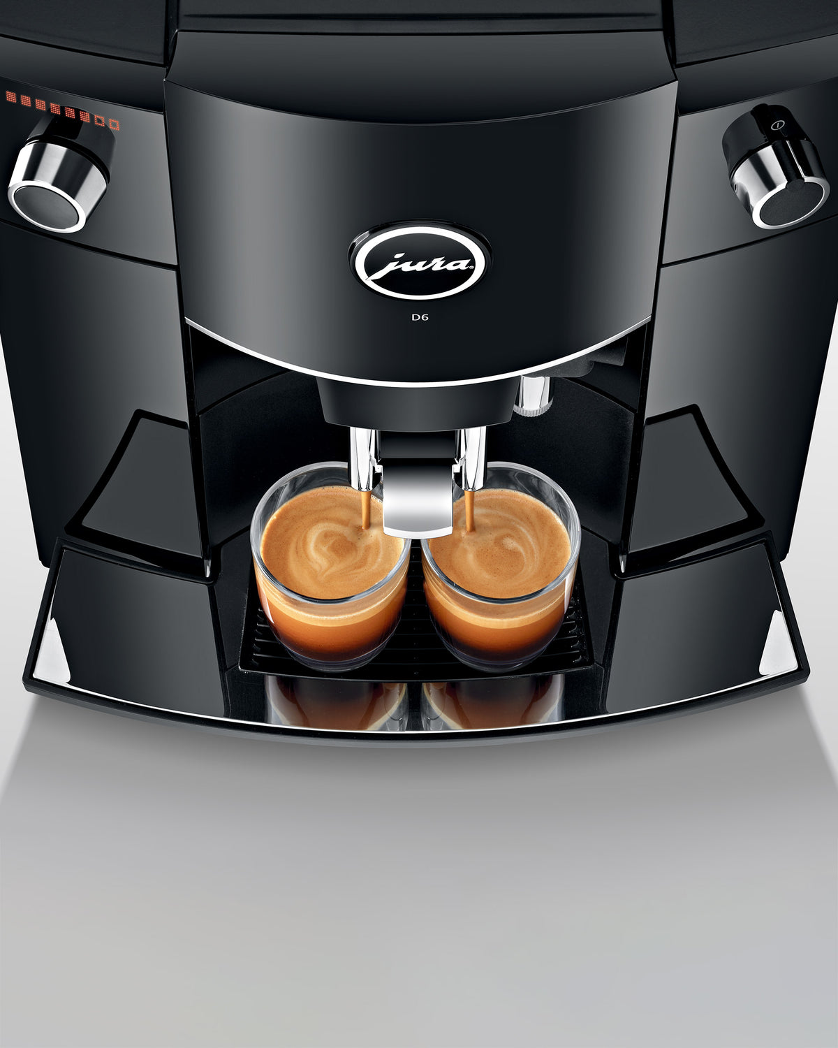 JURA D6 piano black espresso machine refurbished - 6