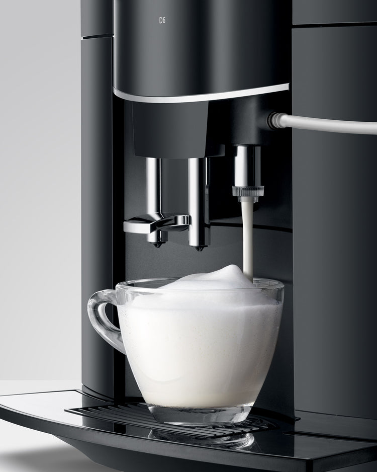 JURA D6 piano black espresso machine refurbished