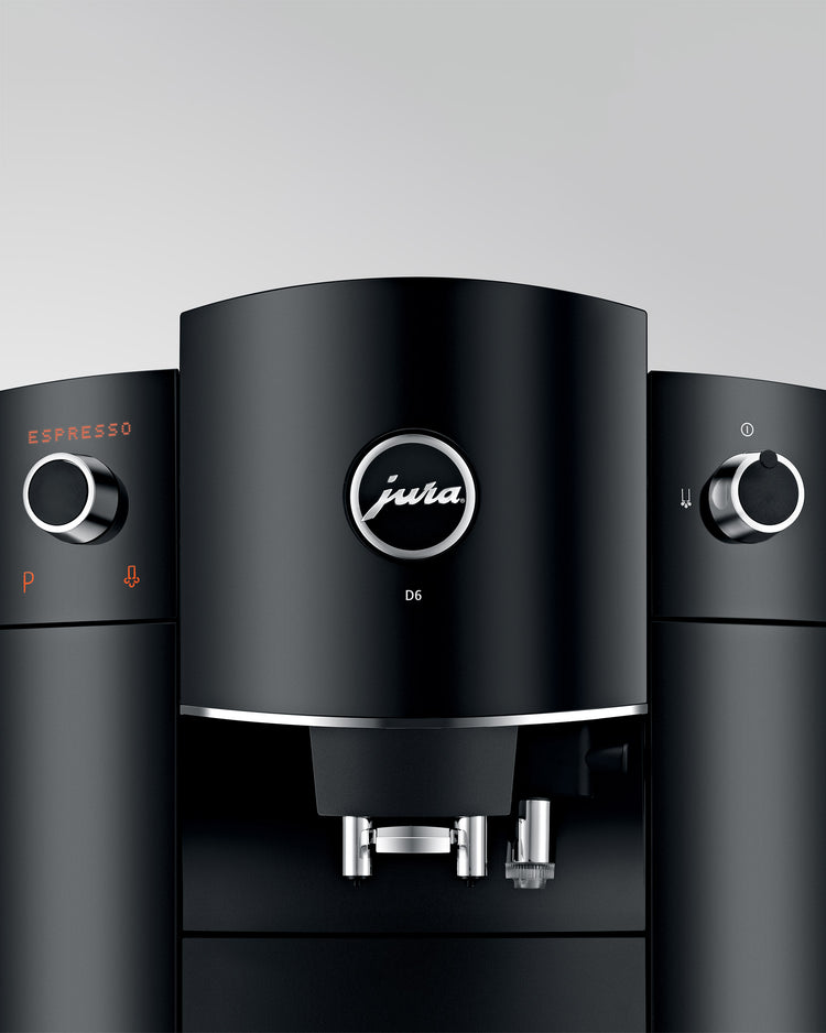 JURA D6 piano black espresso machine refurbished