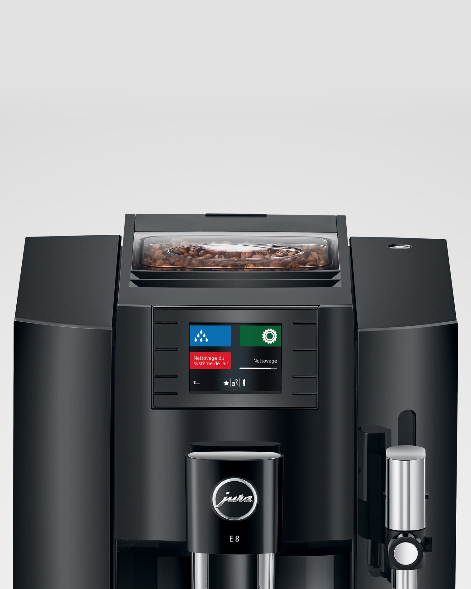 Jura Máquina de café automática E8 Piano Black, 64oz