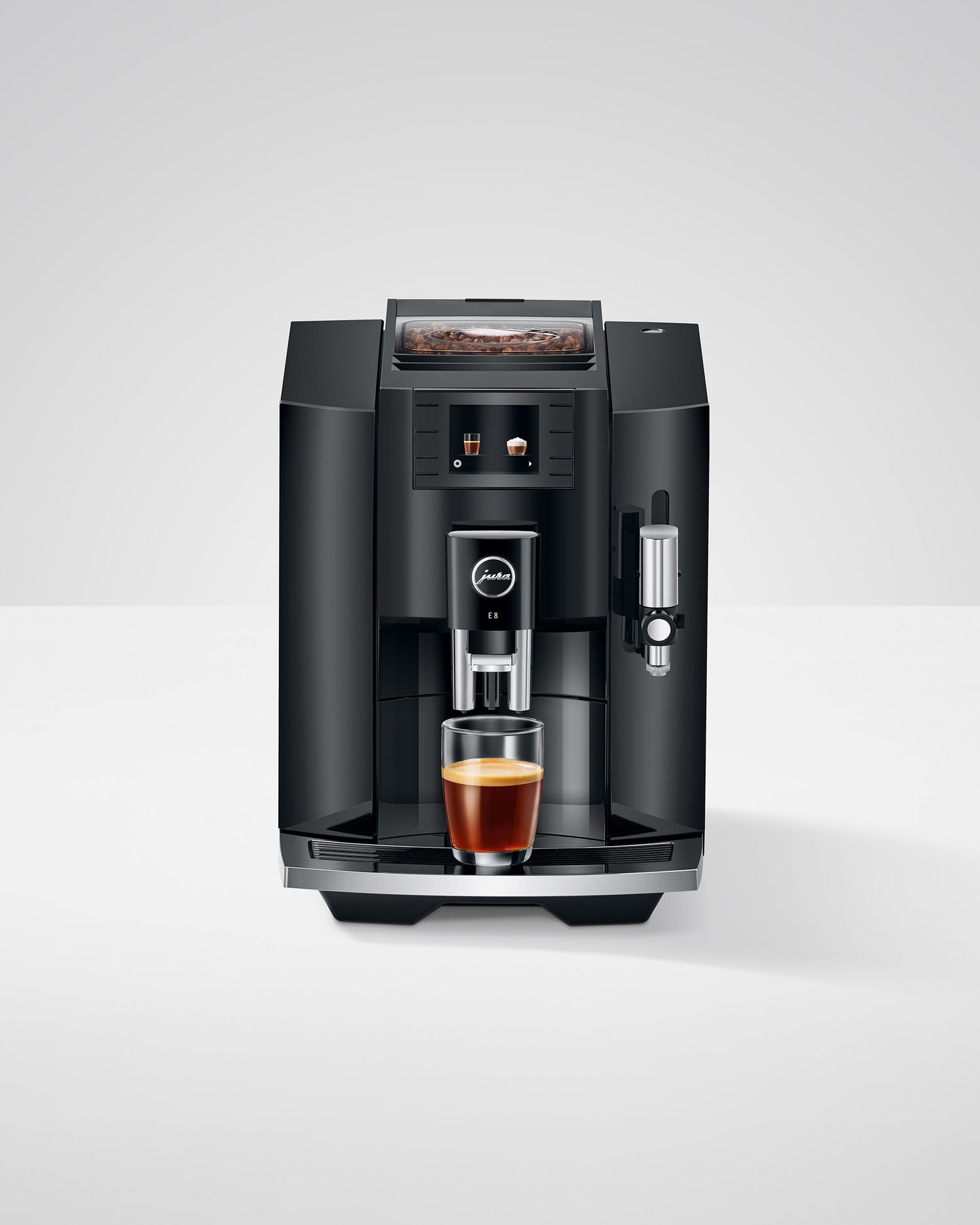 Jura Máquina de café automática cromada E8, 64oz