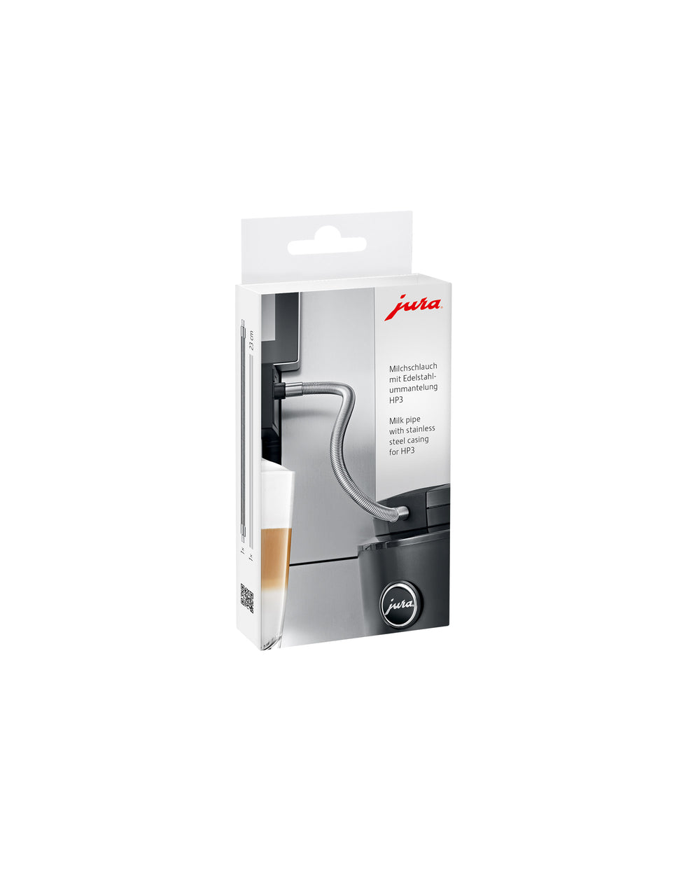 Milk pipe with stainless steel casing JURA - 3