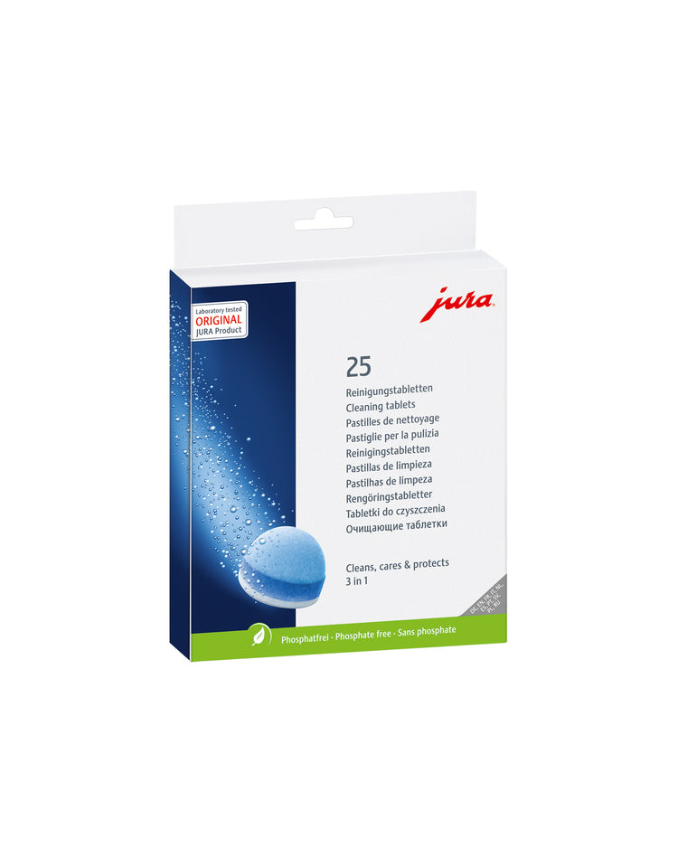 3 phase cleaning tablets JURA