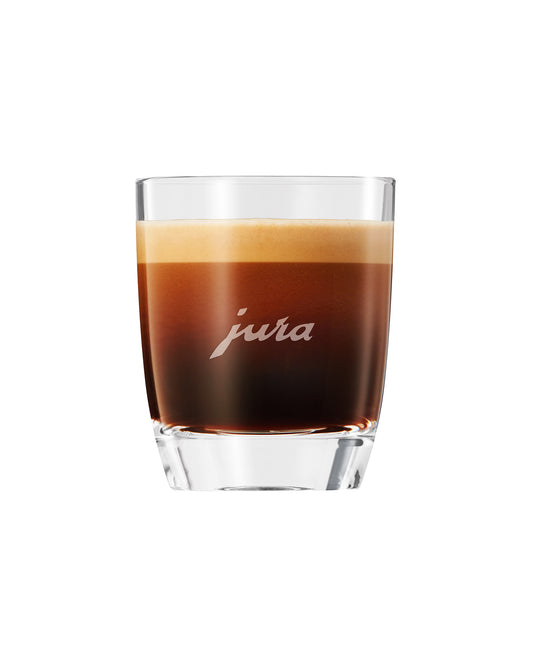 Set of 2 glass espresso cups JURA