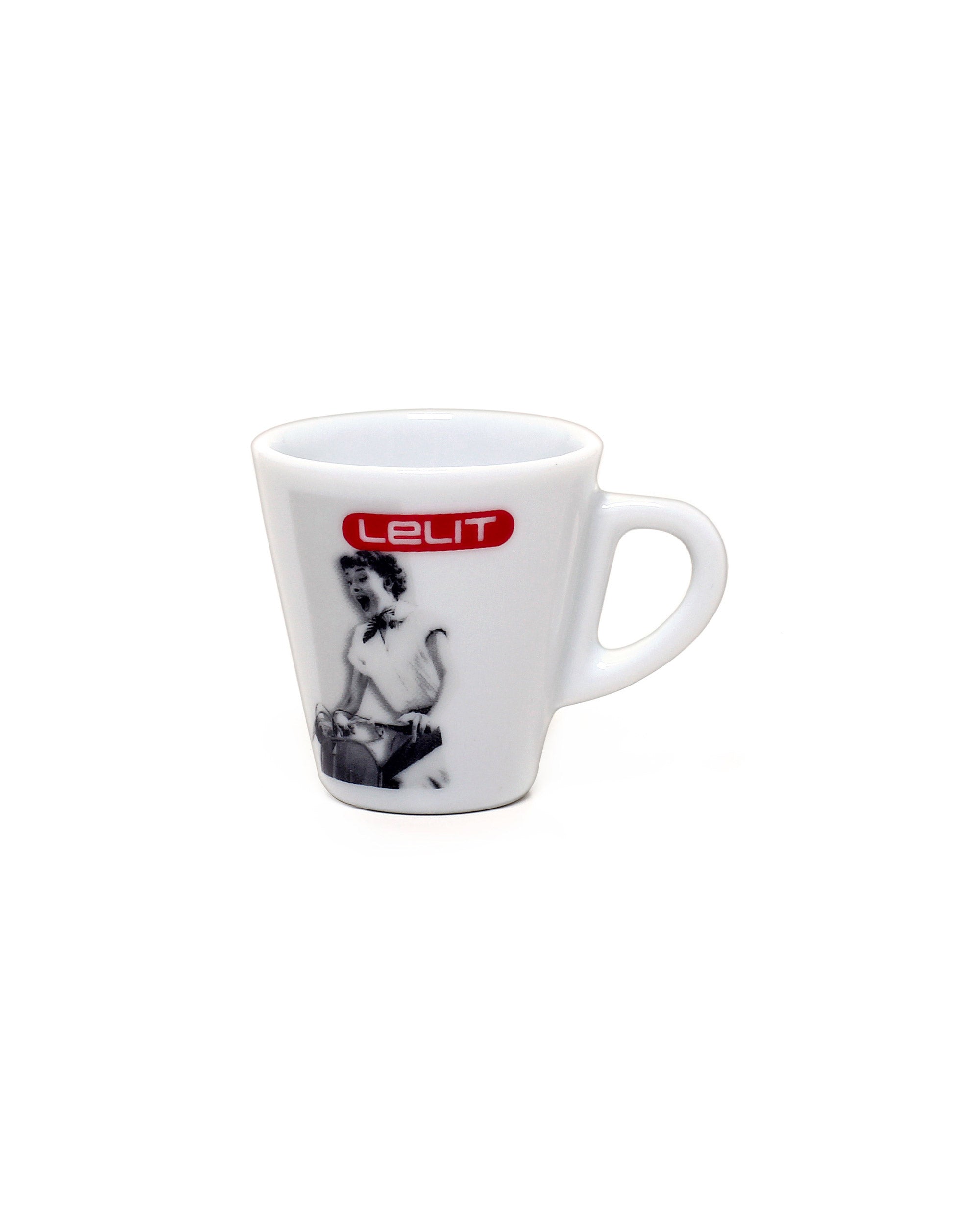 Tasses à espresso avec soucoupe 70ml LELIT