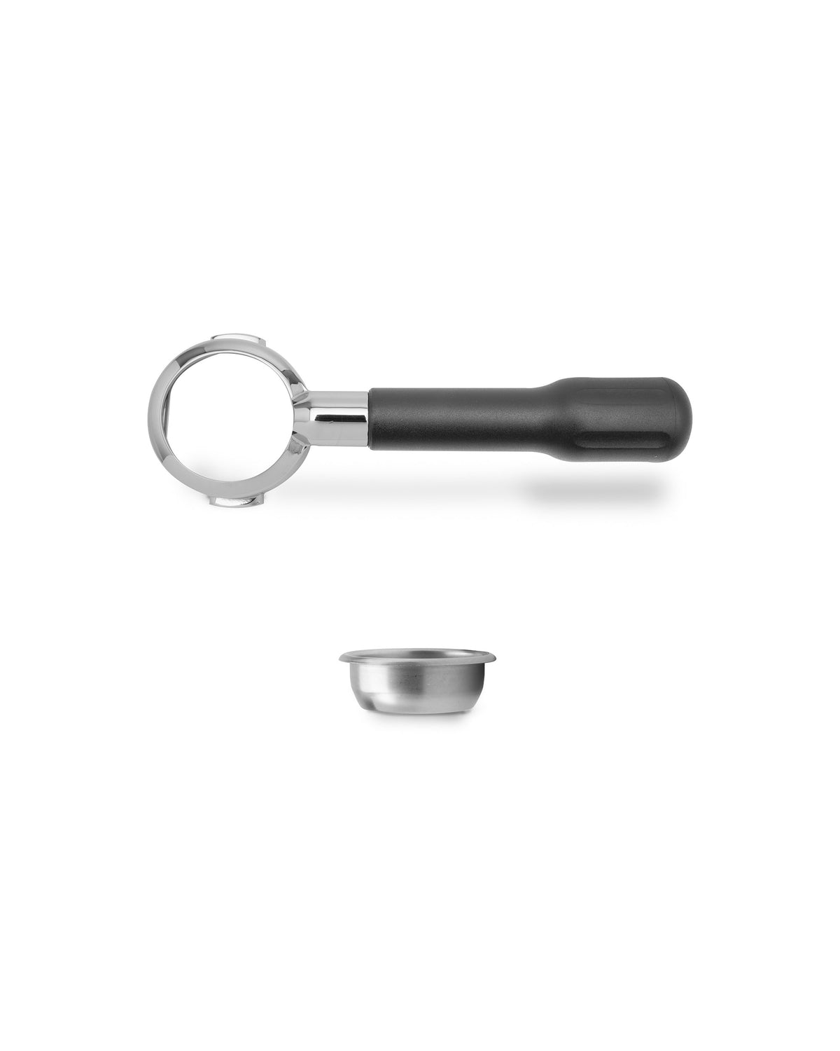 Bottomless portafilter with classic black angled handle LELIT - 4