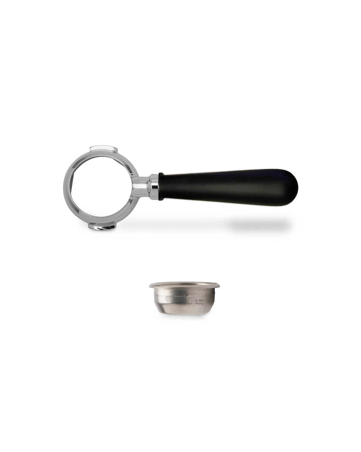 Porte-filtre sans fond 58mm avec manche en bois LELIT - 5