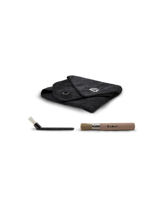 Linge microfibre avec pinceau et brosse LELIT